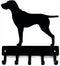 GSP German Shorthaired Pointer Key Holder Dog Leash Hanger, Large 9 inch Wide with 5 Hooks, Made in USA