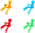 Creative Wall Climbing Villain Refrigerator Magnets, Magnet Key Hanging in Orange, Blue, Red, Green