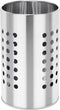 EORTA Stainless Steel Kitchen Utensil Holder, Flatware Cylinder Draining Organizer with Round Drain Holes