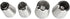 Sultan Piping Nozzle 4PCS 304 Stainless Steel Russian Piping Tips for Baking, Icing, Decorating Cookies, Cupcakes