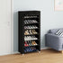 7 Closet Calmootey Tier Shoe Rack Organizer,Portable Shoe Shelf with Nonwoven Fabric Cover
