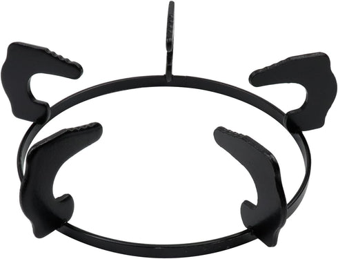 Cast Iron Gas Stove Wok Rack, 7.28 Inch Wok Support Ring Brackets, Black Holder for Milk Pot