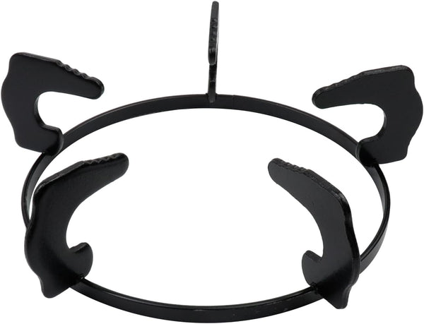 Cast Iron Gas Stove Wok Rack, 7.28 Inch Wok Support Ring Brackets, Black Holder for Milk Pot