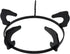 Cast Iron Gas Stove Wok Rack, 7.28 Inch Wok Support Ring Brackets, Black Holder for Milk Pot