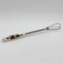 Verdental 4 Pieces 7 Inches Small Stainless Steel Whisks with Flower Shape Ceramic Handle, Tiny Balloon Whisk