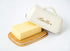 Plexon Counter Counter Metal Butter Dish with Lid and Handle, Covered Butter Dish Airtight, Cute Butter Keeper