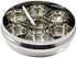 7 8 8 3 Inches Large Stainless Steel Masala Dabba Spice Container Box with Shelves x x