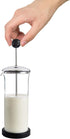 Fino Milk Frother, Tempered Glass with Non-Skid Base, 16-Ounce Capacity