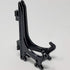 BANBERRY DESIGNS Black Folding Display Easels, Pack of 20 Curved Stands, Hinged Table Card Holders, 3" High