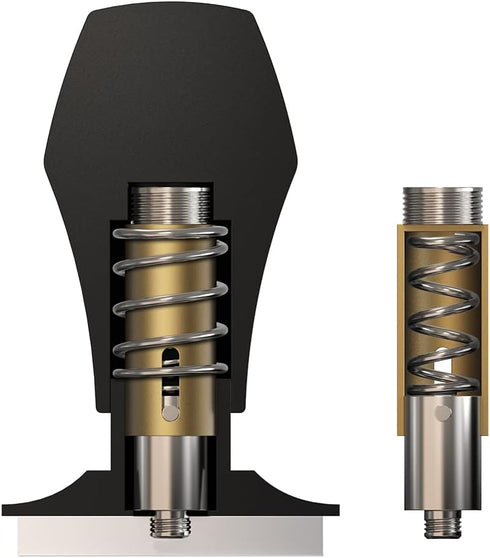 Normcore 45.5mm Coffee Tamper, Spring-loaded Barista Tool, Fits Flair Pro and Pro 2, Flat Base