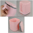 1/2 Gallon Tiny Countertop Trash Can, Push-Button, Pink