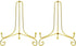 Artliving Gold Iron Display Stand (2 pack 8 Inch) Easel Plate Display Photo Holder for Cookbooks, Picture Frames,