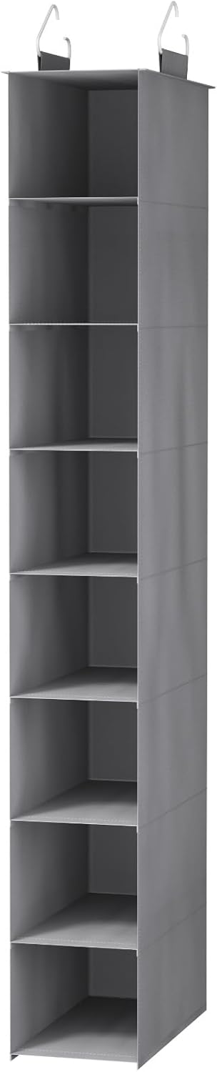 Lifewit Closet Shoe Organizer Hanging 8 Section, Collapsible Closet Organizers and Storage