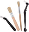 Coffee Machine Cleaning Brush Set, 4 Piece Set with Wooden and Nylon Brushes for Grinders and Group Heads