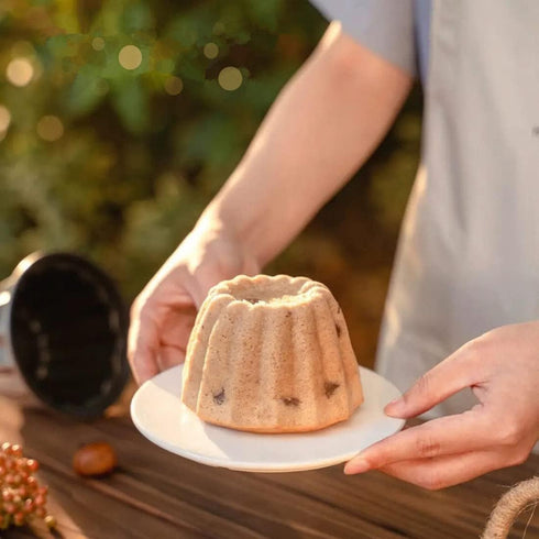 4Pcs Nonstick Mini Bundt Cake Pan, Baking Kugelhopf Bread Muffin Mold for Oven and Instant Pot