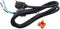 Supplying Demand 69012 WX09X70910 Dishwasher 64 Inch 3 Wire Angled Electrical Power Cord Replacement Kit
