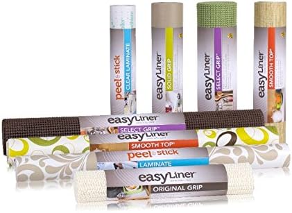 Duck Brand Non-Adhesive Smooth Top Easy Grip Shelf Liner, Taupe, 12-Inch x 10-Feet