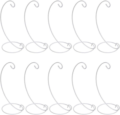 OwnMy 10 Packs of Iron Ornament Display Stand Holder for Hanging Globe, Air Plant, Terrarium, Witch Ball