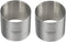 Sunrise Kitchen Supply Plating Forms, Stainless Steel Ring Mold Sets, 3" X 2.75" (2)