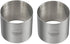 Sunrise Kitchen Supply Plating Forms, Stainless Steel Ring Mold Sets, 3" X 2.75" (2)