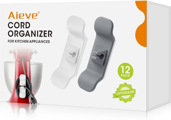 Aieve Cord Organizer for Kitchen Appliances, Cord Keeper and Wrap for Organizers and Storage