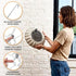 Display Buddie Adjustable Wall Plate Hanger for Oval Square Round Rectangle Displays, Steel with Silicone Hooks