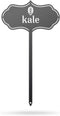 RealSteel Metal Seed & Plant Markers Elegant Indoor & Outdoor Garden Stakes