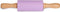 Small Rolling Pin for Kids, Non-Stick Silicone Surface with Wooden Handles for