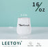 LEETOYI Porcelain Toothbrush Holder for Bathroom Vanity and Countertop, Easy to Clean Brushing Holder (White)