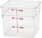 Cambro Food Storage Container, Classic Series Square, 6 QT (Quart), Commercial Grade for Food Prep