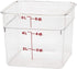 Cambro Food Storage Container, Classic Series Square, 6 QT (Quart), Commercial Grade for Food Prep