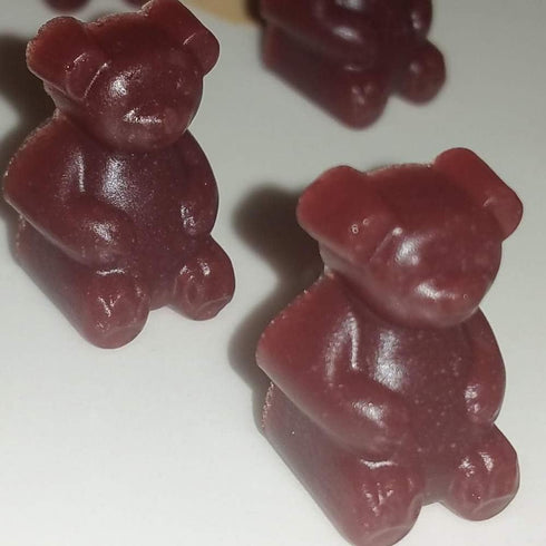 Palksky 20 Cavity Large Gummy Bear Mold, Big Bear Crayon Mold for Brownie Muffin Chocolate and Candy