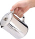 Stainless Steel Milk Frothing Pitcher with Lid for Latte Coffee Art, 1500ML, for Office Kitchen with Handle