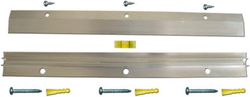 Hangman Products HP-10 Heavy-Duty Mirror and Picture Hanger, 10 Inch, Aluminum with Anchors & Screws