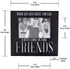 Malden International Designs Laser Cut Industrial Expressions Friends Picture Frame, 4x6, Black
