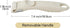 Removable Handle White, Detachable Pan Gripper, Replacement Handle for All Cookware