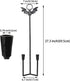 Set 2Black Wall Sconce Candle Holder Metal Hanging Wall Decorations Gothic Bat Wall Light Candle Holder for Home,Living