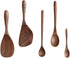 Black Walnut Cutlery Set, Wooden Kitchen Tool, Cooking Utensils, Rice Spoon, Honey Spoon, Japanese-style Child Scoop