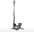 Tooarts Frog Design Cast Iron Paper Towel Stand - Antique Style Organizer