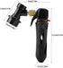 Portable Homebrew Keg Charger, Handheld CO2 Injector Draft Beer Dispenser for Homebrew Soda Valve (Black)