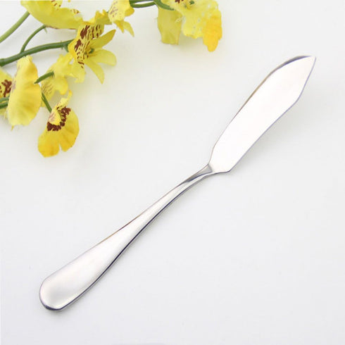 ERCRYSTO Set 4, Stainless Steel Butter Knife, of Butter Spreader, Breakfast Spreads,Cheese and Condiments