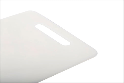 Luciano Plastic Cutting Board - 13.6 x 9.8 Inches, White