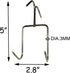 4Pack TIHOOD Smoker Hooks - Stainless Steel Bacon Hanger, Roast Duck Hooks, Meat Hangers for Smoking, Hanging Bacon