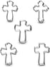 Cross Cookie Cutter Set - 4 Inch Stainless Steel - 5 Pieces in Different Shapes