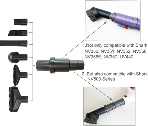 32mm Vacuum Hose Adapter for Shark Navigator Lift-Away Models NV500, NV350, NV351, NV352, NV356