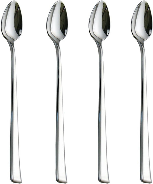 Iced Tea Spoons, Mixing Spoons - 18/10 Stainless Steel Stirring Spoons, 7.9 Inches, Set of 4