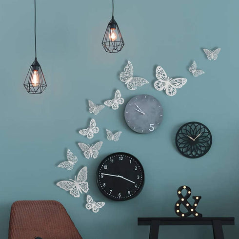 FOMTOR 72 pcs Gold Butterfly Wall Decor, 3D Paper Butterflies for Cake Decorating and Wedding Party Decorations