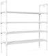 4 Closet 5 LANTEFUL Tier Shoe Rack for Shoe Organizer with Hooks, Long Shoe Shelf Storage for Shoe and Boot Stackable