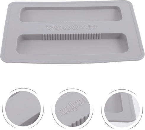 Luxshiny Silicone Lid 2 Slice Toaster Cover, Upper Electric Bread Maker Cover for Protection