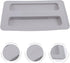 Luxshiny Silicone Lid 2 Slice Toaster Cover, Upper Electric Bread Maker Cover for Protection